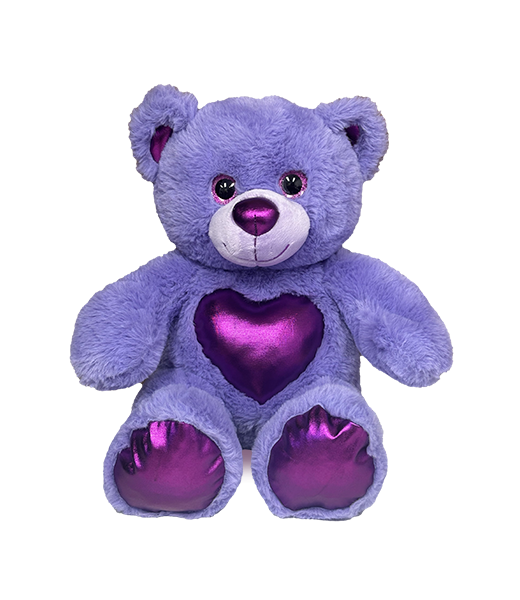 "Glam" the Purple Bear