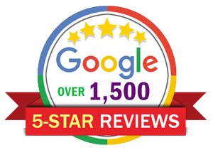 Over 1500 5-Star Google Reviews