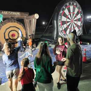 Inflatable Games Axe Throwing Soccer Darts