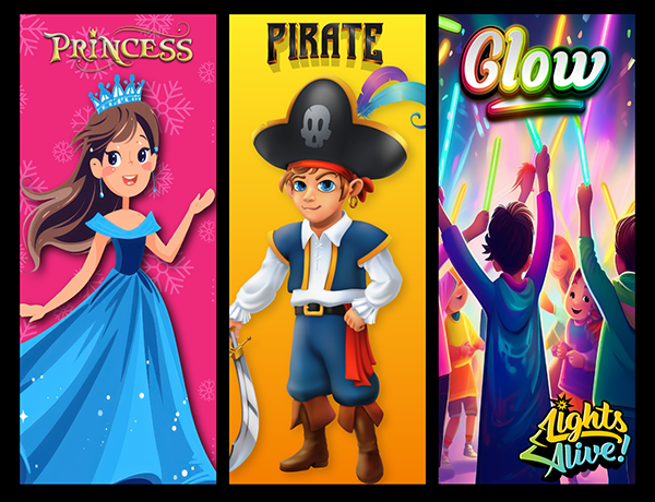 Theme Nights-- Princess, Pirates and Glow Parties